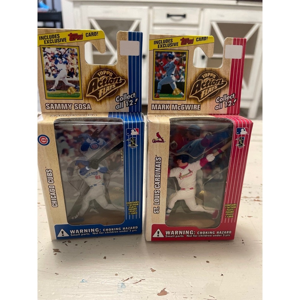 Sammy Sosa 1999 Topps Chicago Cubs Action Flats Baseball Card/Figure Vintage Ma
